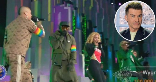 Black Eyed Peas w tęczowych opaskach krzyczą "Równość!": prawdziwy sylwester marzeń dla TVP