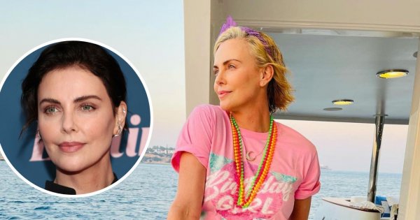 Czarnowłosa Charlize Theron i jej niesamowite nogi odebrały prestiżową nagrodę. Stylizacja aktorki zadziwia