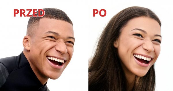 Piłkarze Francji i Maroka jako kobiety - symulacja! Kylian Mbappe energicznie, a Antoine Griezmann jak prawdziwa piękność!