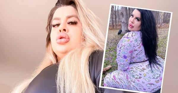 Natasha lubi wypełniacze. Jej pośladki są już tak duże, że ma problem z siadaniem!