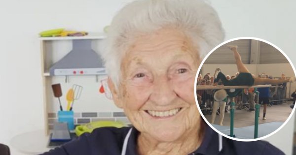 Ma 97 lat i jest najstarszą gimnastyczką na świecie! Zawstydzi niejednego 30-latka. Co za forma!