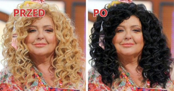 Polskie blond gwiazdy w czarnych włosach - SYMULACJA! Gessler osobliwie, ale Lewandowska i Chodakowska to hit!