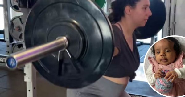 Yoana podnosiła ciężary, będąc w ciąży. Urodziła umięśnione dziecko!