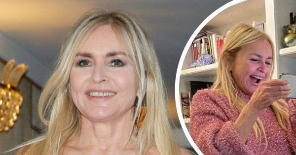 Monika Olejnik w błyszczącej sukni jak syrenka! Niestety spłaszczony biust nie dopełnił dzieła!