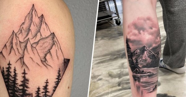 #mountaintattoo - tatuaż z motywem gór. Dobry nie tylko dla miłośników wspinaczki!