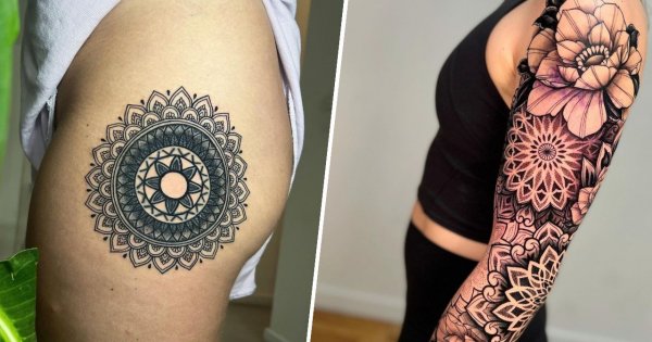 Tatuaż mandala - piękny i pomocny w życiu. Zobacz najlepsze projekty!