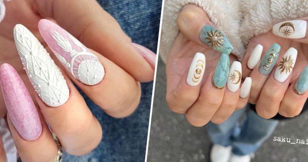 Paznokcie boho - zobacz ten powracający trend w stylizacji paznokci!