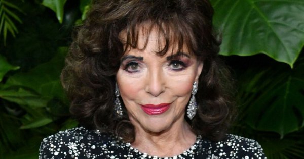 Joan Collins zapozowała w seksownych pończochach! 90. urodziny tuż, tuż, a ona jakby nigdy nic gra nóżką