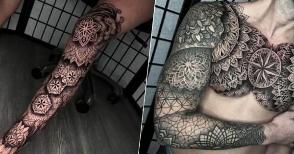 Tatuaż mandala - nie tylko pięknie wygląda, ale i pomaga w życiu! Zobacz najpiękniejsze projekty!