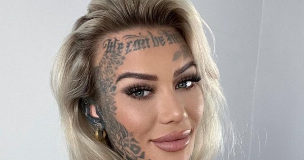 Oto najpiękniejsza i najbardziej wytatuowana Brytyjka! Ma tatuaże prawie na całym ciele!