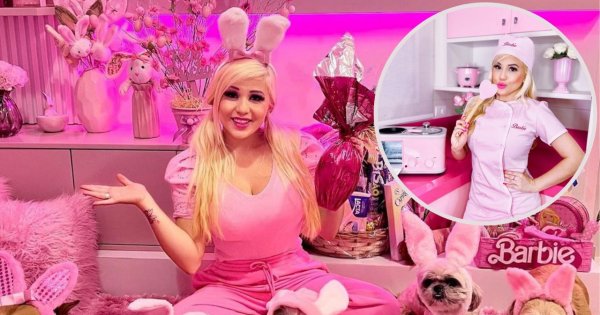 Bruna wygląda i żyje jak Barbie. W jej domu WSZYSTKO jest różowe!
