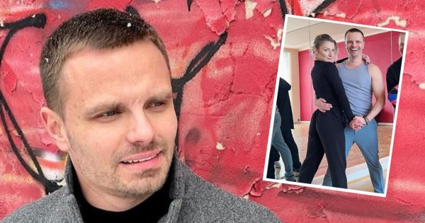 Marcin Hakiel w ognistym tańcu z "drugą" partnerką. Ich kocie ruchy w parku robią wrażenie!