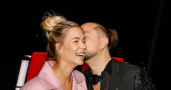 Sandra Kubicka nie szczędzi sobie czułości z Baronem podczas finału "The Voice Kids"! Wyglądała obłędnie!
