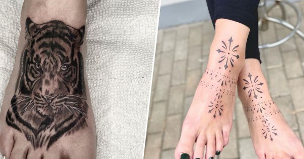 #foottattoo - tatuaż na stopie. Zobacz piękne i modne wzory!