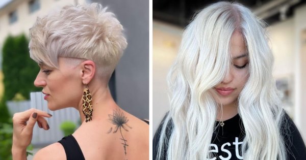 Platynowy blond — najświeższe propozycje na lato 2023. Pixie cut, shaggy hair i nie tylko!
