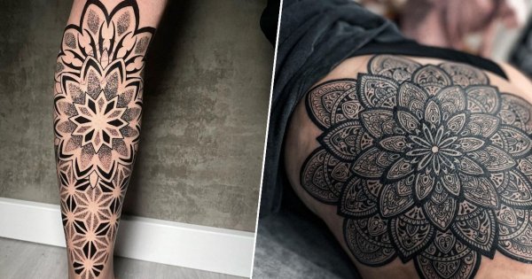 #mandalatattoo - tatuaż mandala. Zobacz piękne projekty i zainspiruj się!
