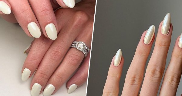 Paznokcie Vanilla chrome manicure - ta stylizacja będzie hitem lata 2023! Oto wspaniałe inspiracje!