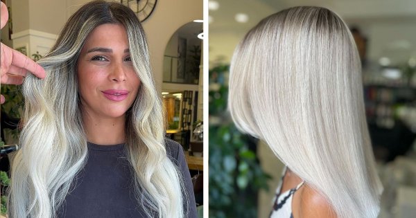Najmodniejsze odcienie chłodnego blondu — platynowy blond, popielaty blond i inne propozycje