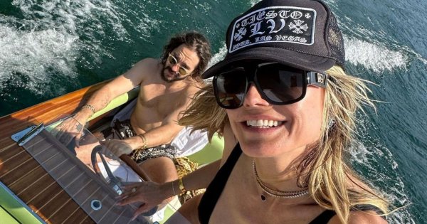 50-letnia Heidi Klum pozuje zupełnie NAGO! Tak się bawi na swoich wielkich europejskich wakacjach