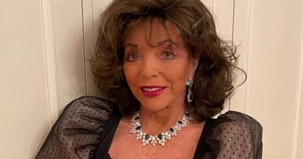 90-letnia Joan Collins pozuje na okładce magazynu, a fani żartują "W końcu się doczekałaś!"