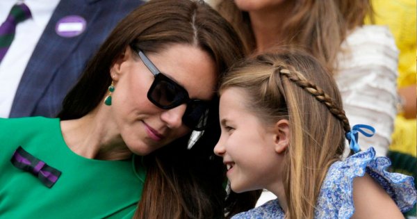 Księżna Kate zabrała dzieci na finał Wimbledonu. Mała Charlotte to sama słodycz, a George znów stroi miny