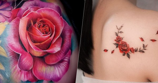 #rosetattoo - tatuaż róży. Piękny i legendarny! Zobacz 15 najlepszych propozycji na 2023 rok!