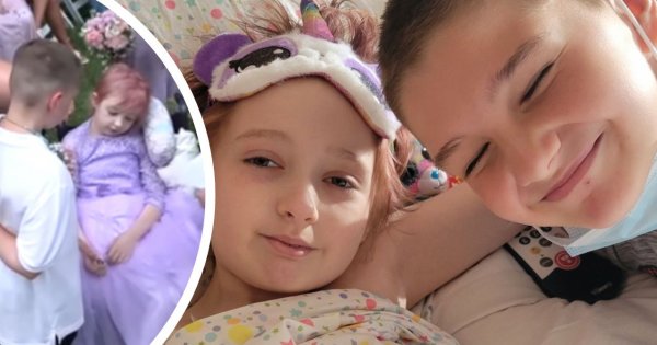 10-latka wyszła za mąż za swoją dziecięcą miłość. Przed śmiercią spełniła swoje marzenie