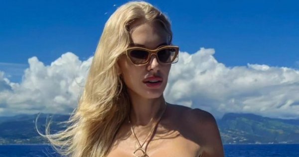 Aneta Glam z "Żon Miami" polewa się szampanem. Ktoś pisze: "Dla mnie to jest wulgarne"