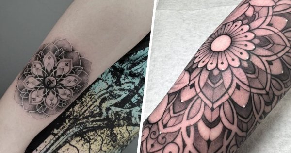 Tatuaże mandala - piękne i reprezentatywne. Zobacz najlepsze propozycje!