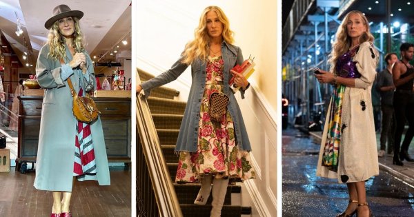 15 odmładzających stylizacji w stylu Carrie Bradshaw dla kobiet po 50 roku życia. Trendy na jesień 2023