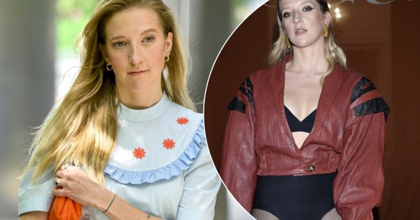 Lara Gessler w majtkach i rajstopach na ściance. Tego trendu chyba nie rozumiemy