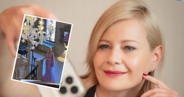 Małgorzata Kożuchowska w lawendowej stylizacji bryluje na festiwalu w Wenecji. Oszałamiająca i zwiewna