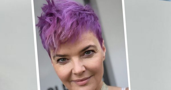 Monika Richardson już nie ma fioletowych włosów. Tym razem postawiła na pixie cut i beżowy blond