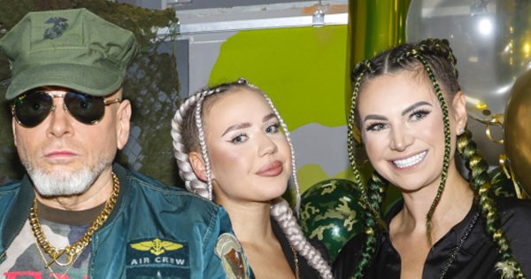 Maja Rutkowski z córką na urodzinach juniora. Wyglądają jak siostry w tych samych fryzurach