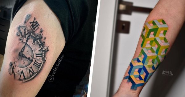 #tattoo3D - tatuaż 3D. Kwintesencja kreatywności, pracy i talentu! Przedstawiamy 15 wspaniałych malunków!