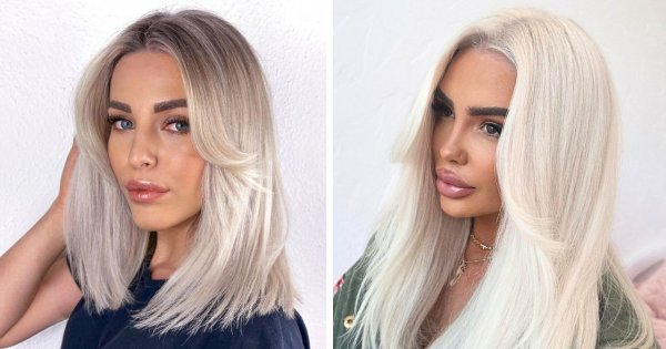 Chłodny blond w propozycjach na grudzień 2023. Platinum blonde, icy blonde oraz ashy blonde