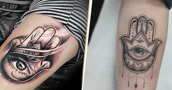 #hamsatattoo - tatuaże hamsa. Piękny ze specjalnym znaczeniem! Oto najlepsze tatuaże!