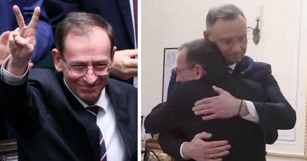 Przytulenie na niedźwiedzia Andrzeja i Mariusza doczekało się przeróbki! Hit sieci! [wideo]