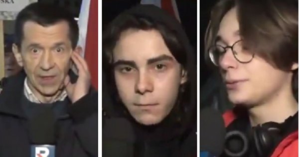 Dziennikarz TV Republika chciał wywiad z młodzieżą, ale coś nie "pykło". Wideo hitem sieci!