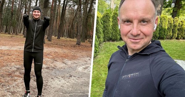 Wysportowany Andrzejek pokazał formę. Internauci wyśmiewają memami! [dużo zdjęć]