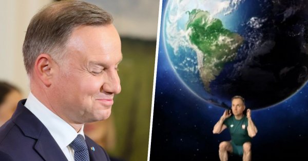 Andrzej Duda chciał się popisać i Rosję z mapy świata wypisać. Są memy internautów!