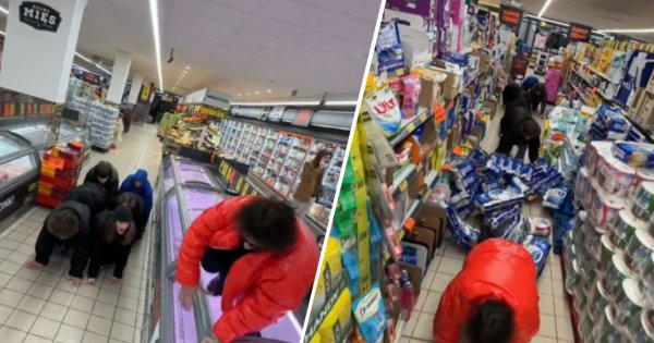 Uwaga na pełzającą młodzież w Biedronce i Lidlu! Nowy trend z Tik-Toka podbija Polskę. Wideo jest hitem sieci!
