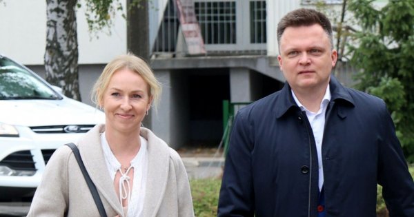 Szymon Hołownia o wgniataniu w ziemię Putina. Poruszył słowami o żonie: "Pojedzie na front" [wideo]
