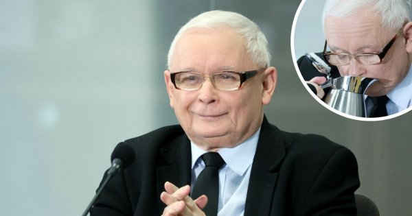 Jarosław Kaczyński zrobił coś takiego z czajnikiem. Internauci wyłapali zabawny gest. Wideo hitem!