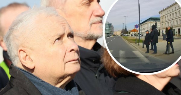Jarosław Kaczyński jak dziecko we mgle? O mały włos doszłoby do tragedii. Jest wideo