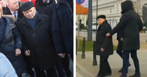 Jarosław Kaczyński chciał przejść na czerwonym świetle! Internauci odpowiadają memami