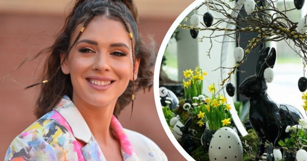 Klaudia Halejcio udekorowała gniazdko na święta na czarno, a fani grzmią: "Próżność! Co roku nowe ozdoby"