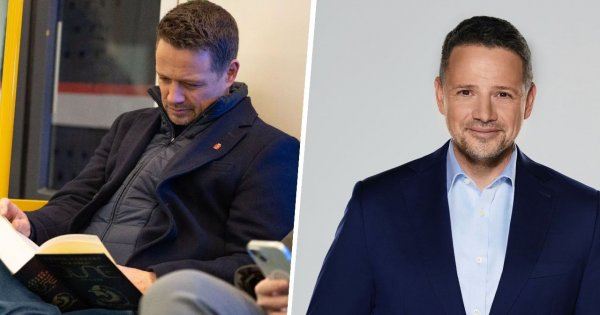 Rafał Trzaskowski z książką w metrze przed wyborami. Internauci komentują memami!