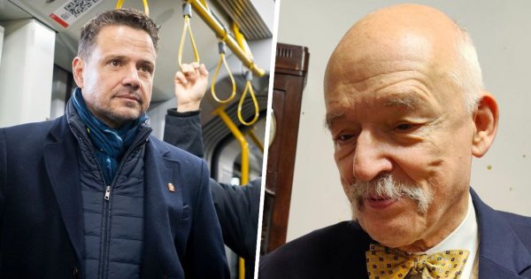 Januszek Korwin-Mikke dał świerszcza Rafałkowi Trzaskowskiemu! Przy okazji "wbił mu szpilę" [wideo]