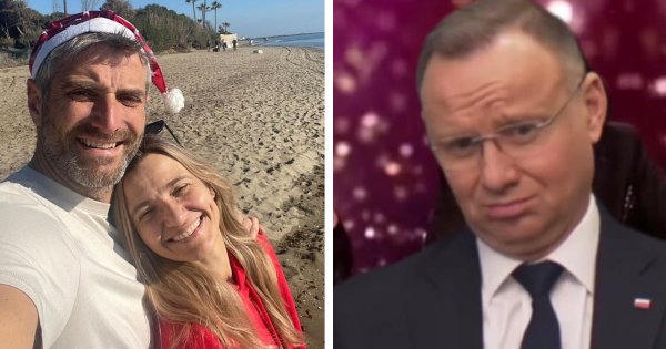 Śmieszek Andrzej Duda ocenia figury taneczne Koroniewskiej i Dowbora! Wideo hitem sieci
